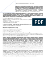 Principio de Contabilidad Generalmente Aceptados