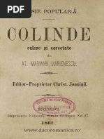 Atanasie Marinescu Colinde