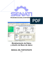 Modelamiento de Base de Datos