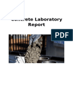 Concrete Lab Report