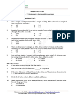 Ratio and Proportion CBSE 6th