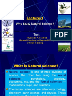 Why Study Natural Science