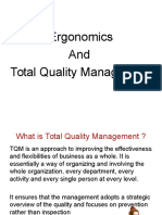 Ergonomics and TQM