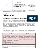 1 - Competencia Redaccion - Ortografia Taller No. 17 Nice