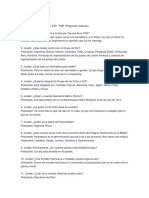 Preguntas de Entrevista Personal Policía Nacional Del Peru