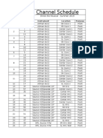 Channel Schedule - STM