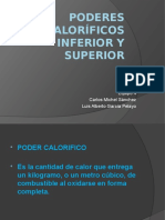 1.4 Poderes Caloríficos Inferior y Superior