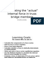 Calculating The Truss Member Forces