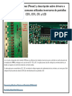 Información de Pines (Pinout) y Descripción Sobre Drivers o Controladores Más Comunes Utilizados Inversores de Panta