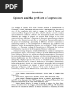 Spinoza and The Problem of Expression