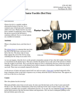 A Patients Guide To Plantar Fasciitis Heel Pain