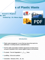 Pyrolysis of Plastic Waste