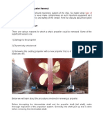 Procedure For Ship Propeller Renewal