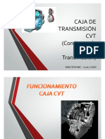 Transmision Continua Variable CVT Continuously Variable Transmision