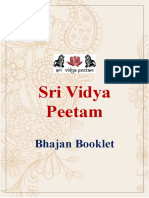 Bhajan Booklet