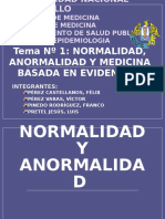 Normalidad Anormalidad Medicina Basada en Evidencia