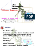 Implementing The Computerized Government Accounting System:: Philippine Experience