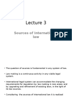 Sources of International Law