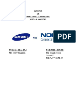 Synopsis of Nokia Vs Samsung