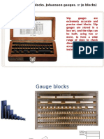 Metrology 2 - Slip Guages