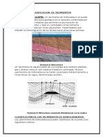 Clasificacion de Yacimientos