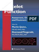 Platelet Function - Assessment, Diagnosis, and Treatment