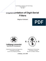 Implementation of Digital-Serial Filters by Magnus Karlsson PDF