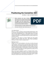 Positioning The ConneCtor 2001 Case (Positioning)