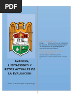 Avances, Limitaciones y Retos Actuales de La Evaluación