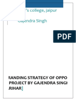 Marketing Strategies of Oppo by Gajendra Singh