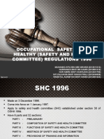 OSHA (SHC) Regulations 1996