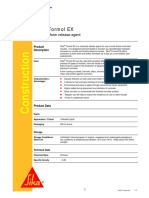 Sika Formol EX: Chemical Form Release Agent