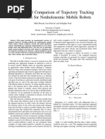 Experimental Comparison of Trajectory Tracking Algorithms For Nonholonomic Mobile Robots