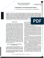 Microbial Identification in The Pharmaceutica Industry