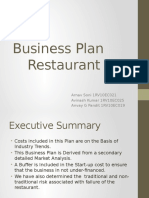 Restaurant Business Plan