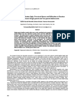 A Comparison of Attribution Style, Perceived Stress and Difficulties in Emotion Regulation Between Single-Parent and Two-Parent Adolescents