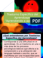 Trastorno Específico Del Aprendizaje - PPTX Padres