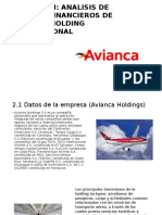 Analisis de Estados Financieros de Empresa Holding Internacional