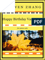 Happy Birthday Variations