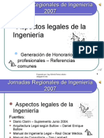 Estudio Sobre Honorarios Profesionales de Los Ingenieros