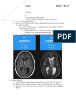 Brain MRI Sequences