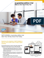 SAP S/4HANA, On-Premise Edition Trial: A Step by Step Guide To Help You Start Your 30 Day Trial