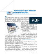 Domestic Hot Water Recirculation