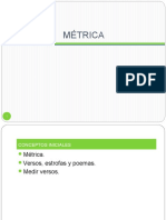 Métrica. Poesía