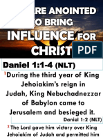 You Are Anointed To Bring Influence For Christ - Pptxby Apostle Abraham