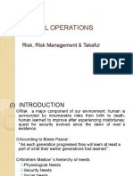 Risk Management and Takaful