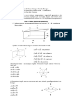 Exercícos Sobre Soma Operaçoes Com Vetores Parte Geométrica