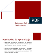 Enfoques Teóricos Sociologicos