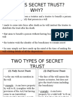 Slides Secret Trust