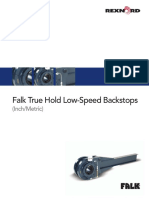 561 110 Falk True Hold Low Speed Backstops Catalog